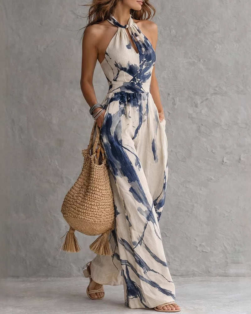 Willa London™ | Aquatic Elegance Jumpsuit