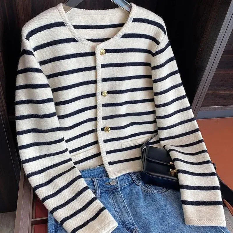 Willa London™ | Parisian Striped Cardigan