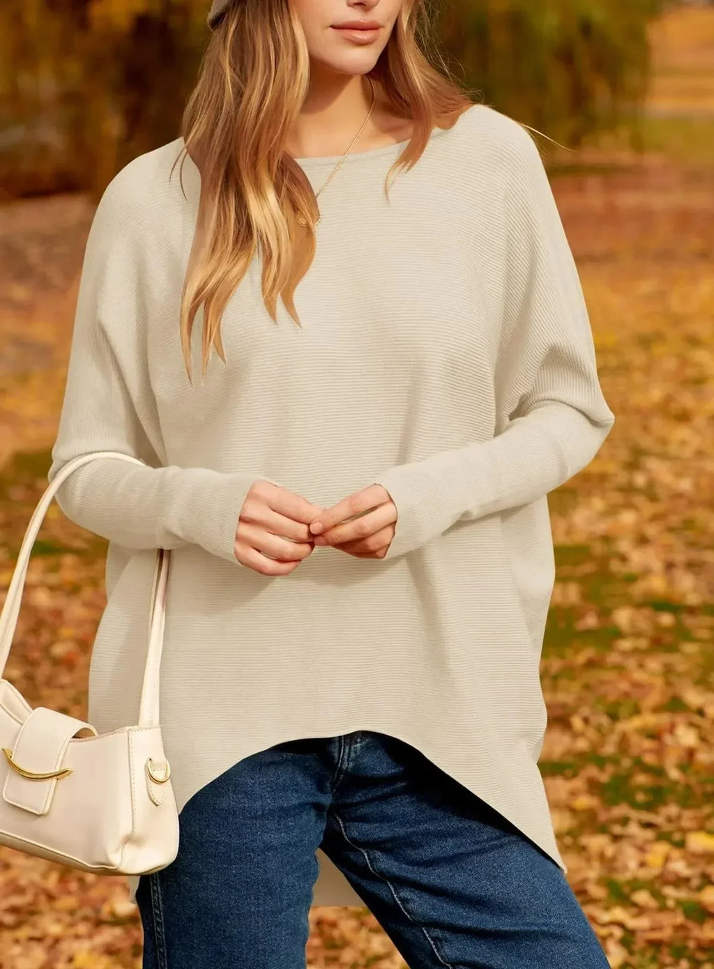 Willa London™ | Asymmetric Comfort Knit Sweater