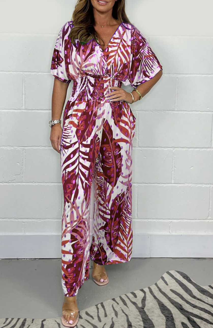 Willa London™ | Tropical Elegance Jumpsuit
