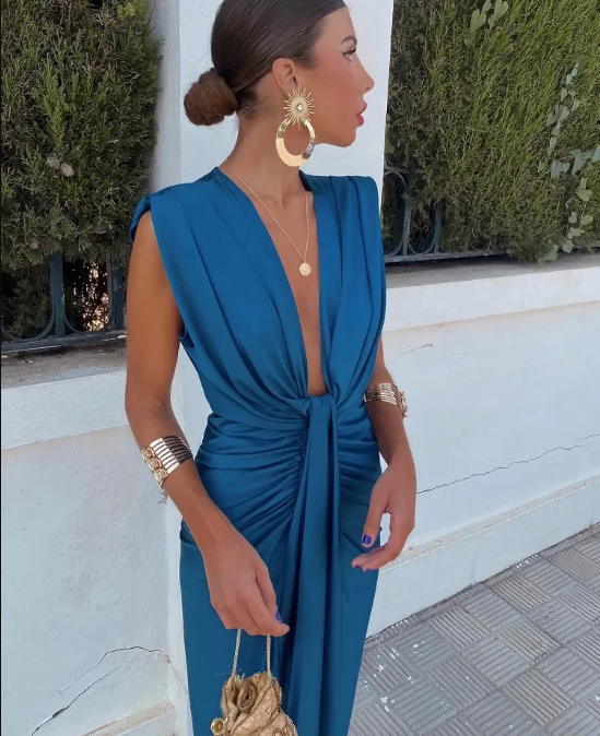 Willa London™ | Timeless Elegance Pleated Dress