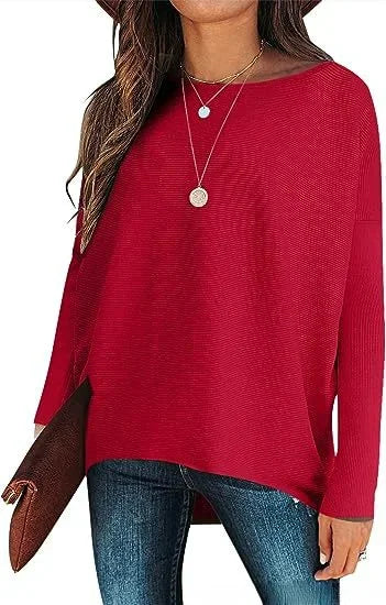 Willa London™ | Asymmetric Comfort Knit Sweater