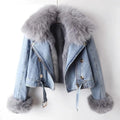 Willa London™ | Luxe Fur Denim Jacket