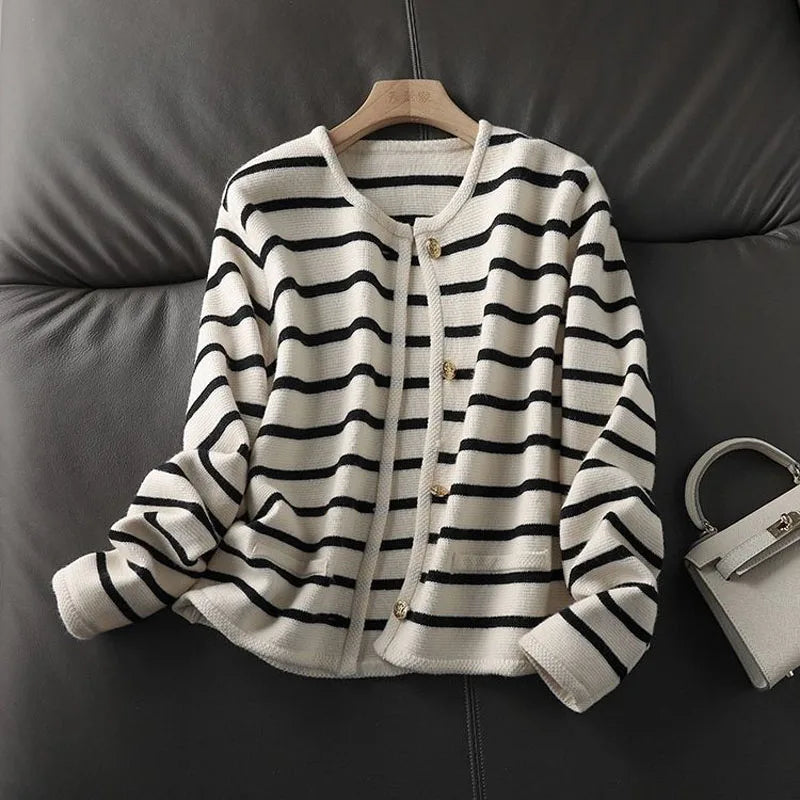 Willa London™ | Parisian Striped Cardigan