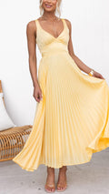 Willa London™ | Darya Plissé Maxi Dress