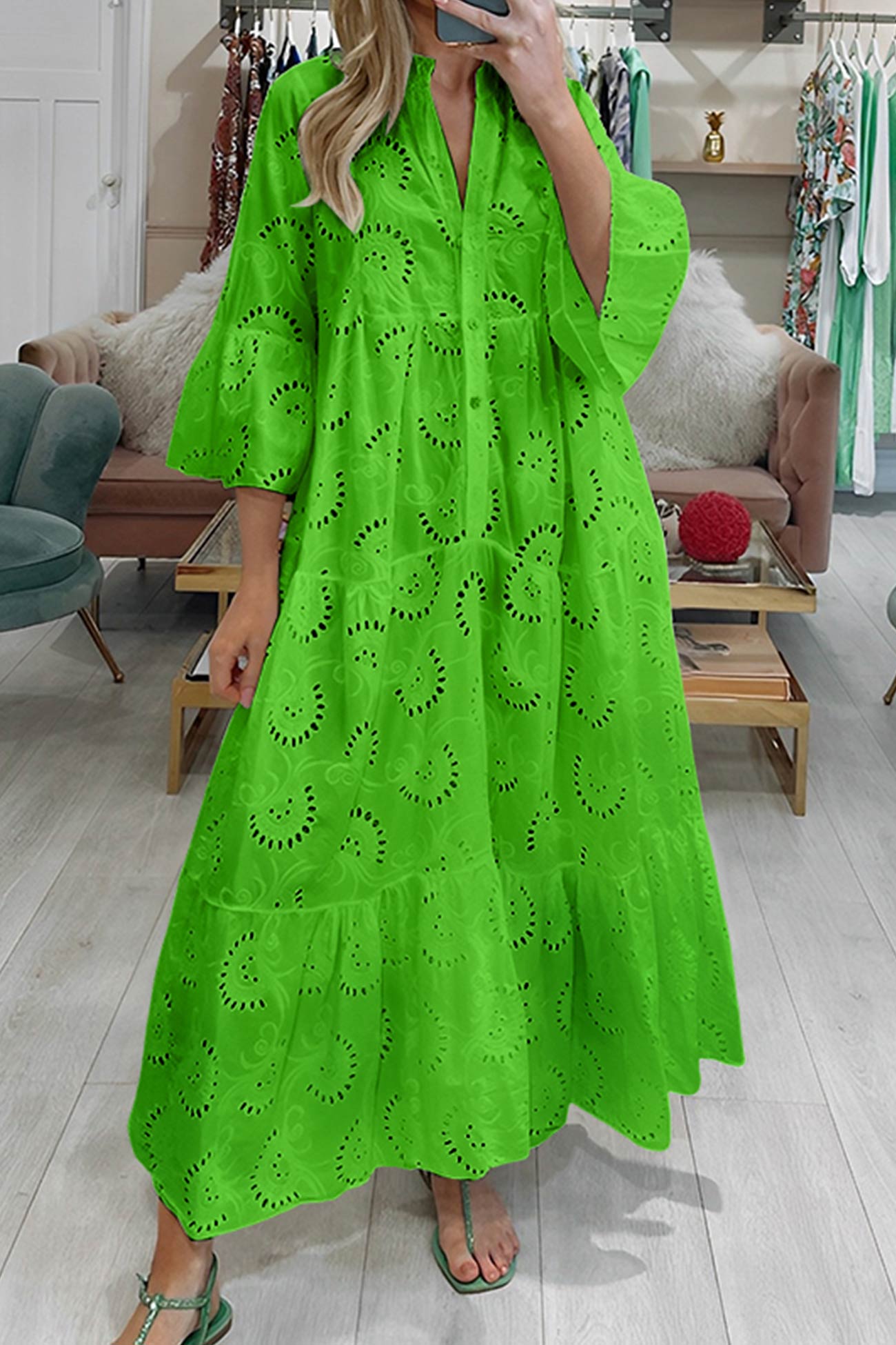 Willa London™ | Serene Embroidery Dress