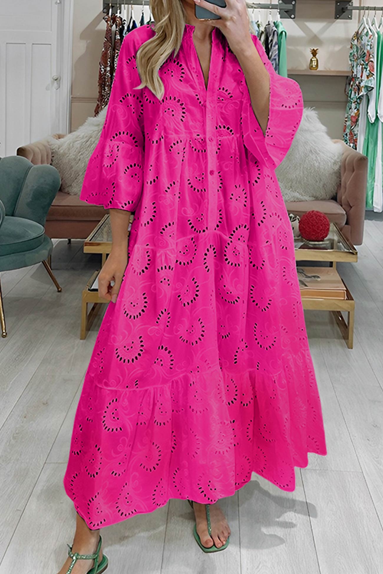 Willa London™ | Serene Embroidery Dress