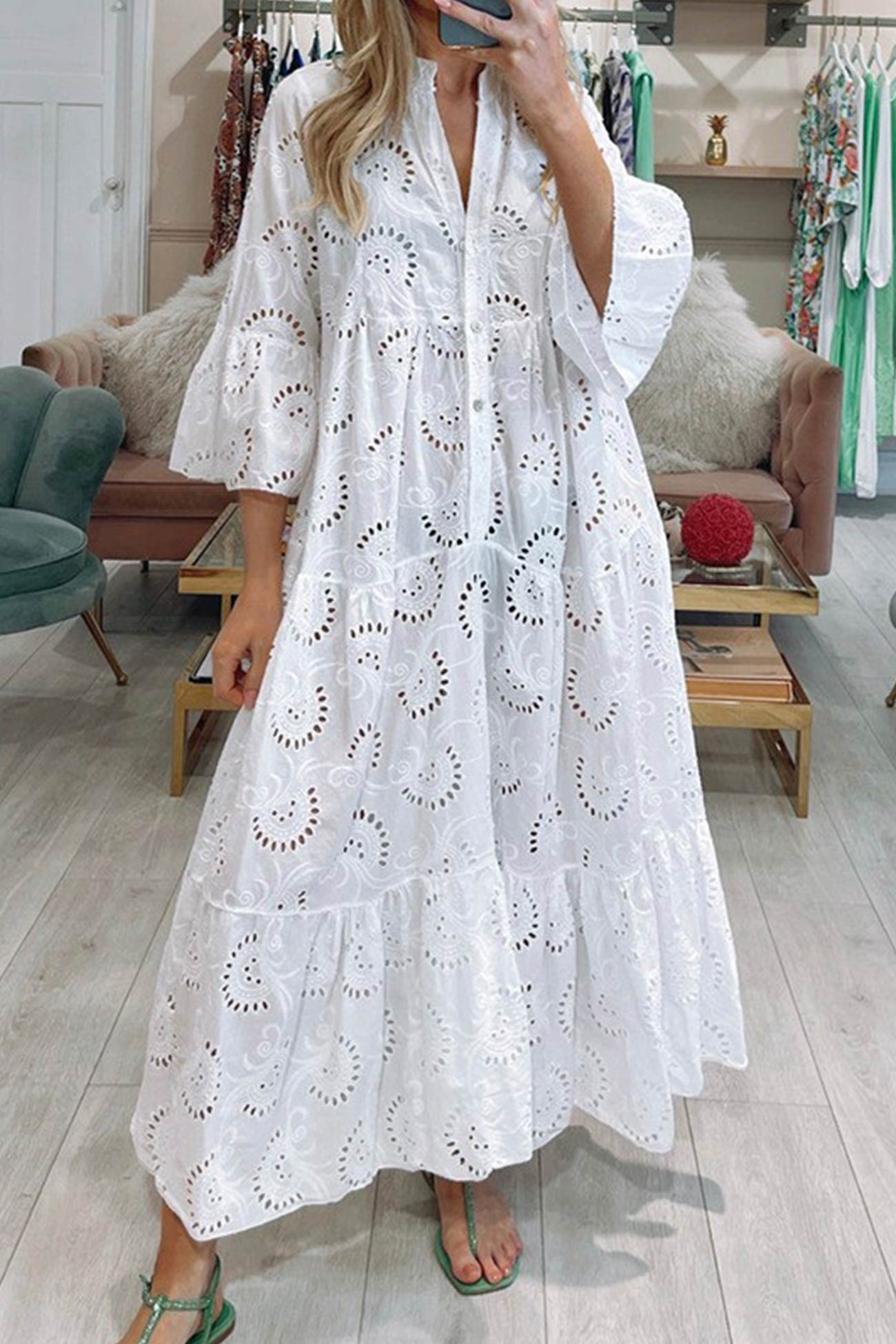 Willa London™ | Serene Embroidery Dress