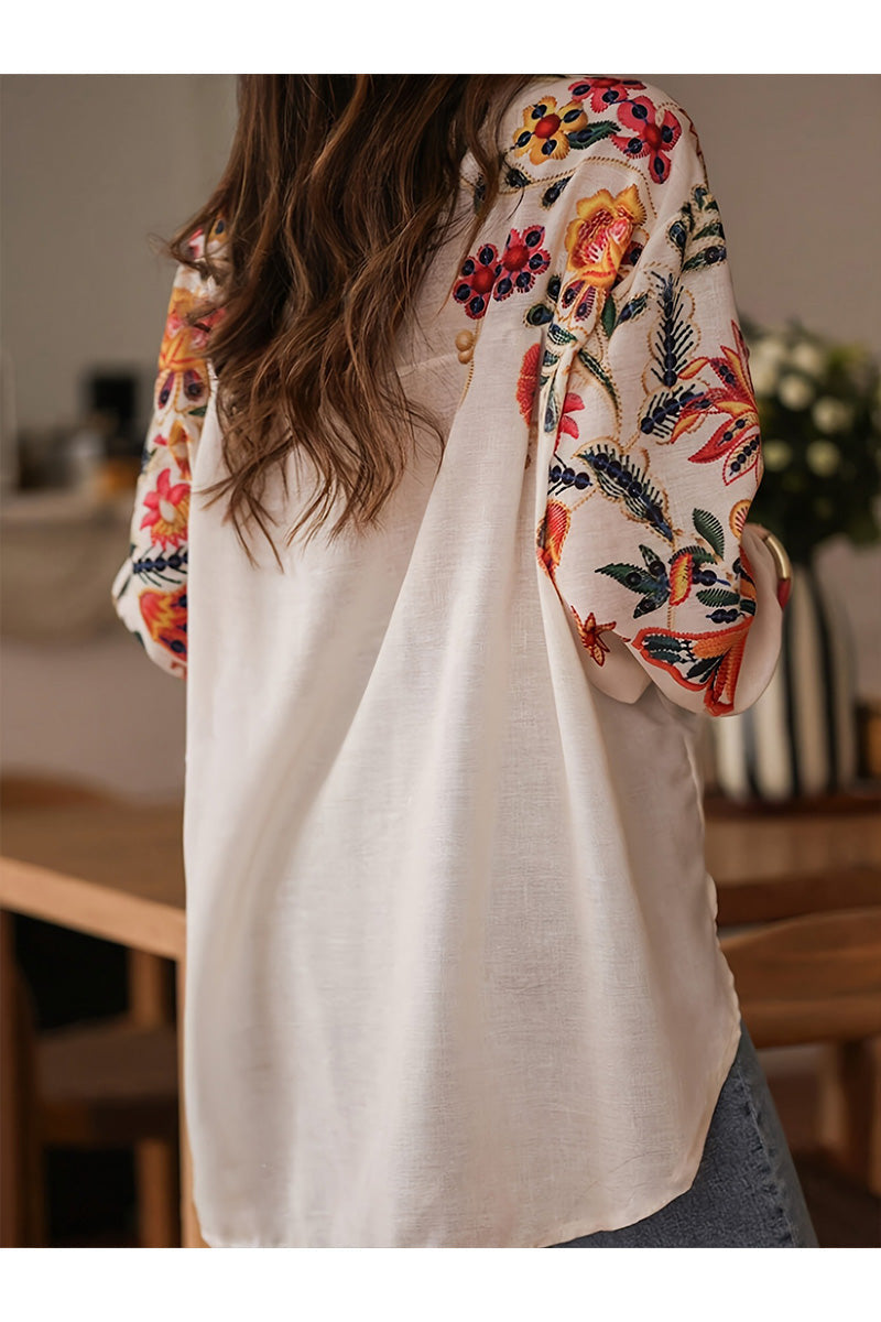 Willa London™ | Mediterranean Blossom Blouse