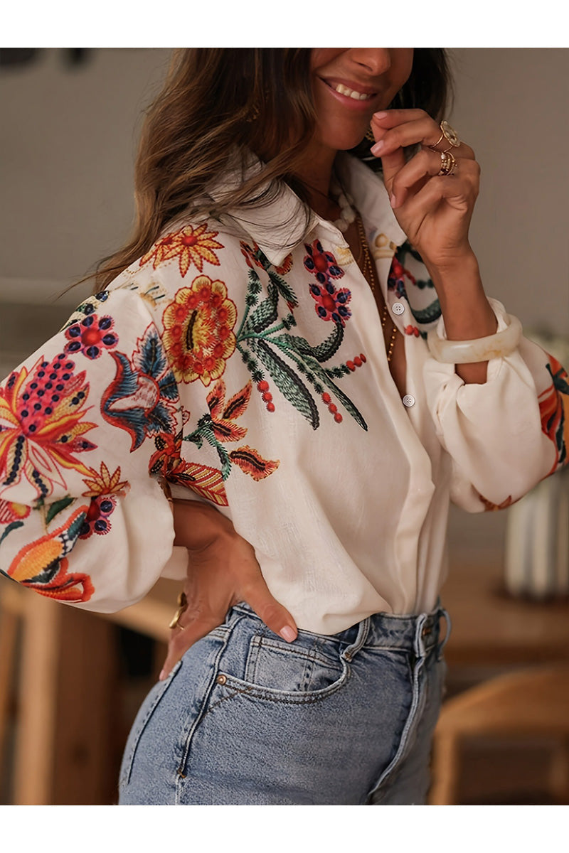 Willa London™ | Mediterranean Blossom Blouse