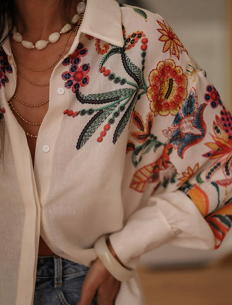 Willa London™ | Mediterranean Blossom Blouse