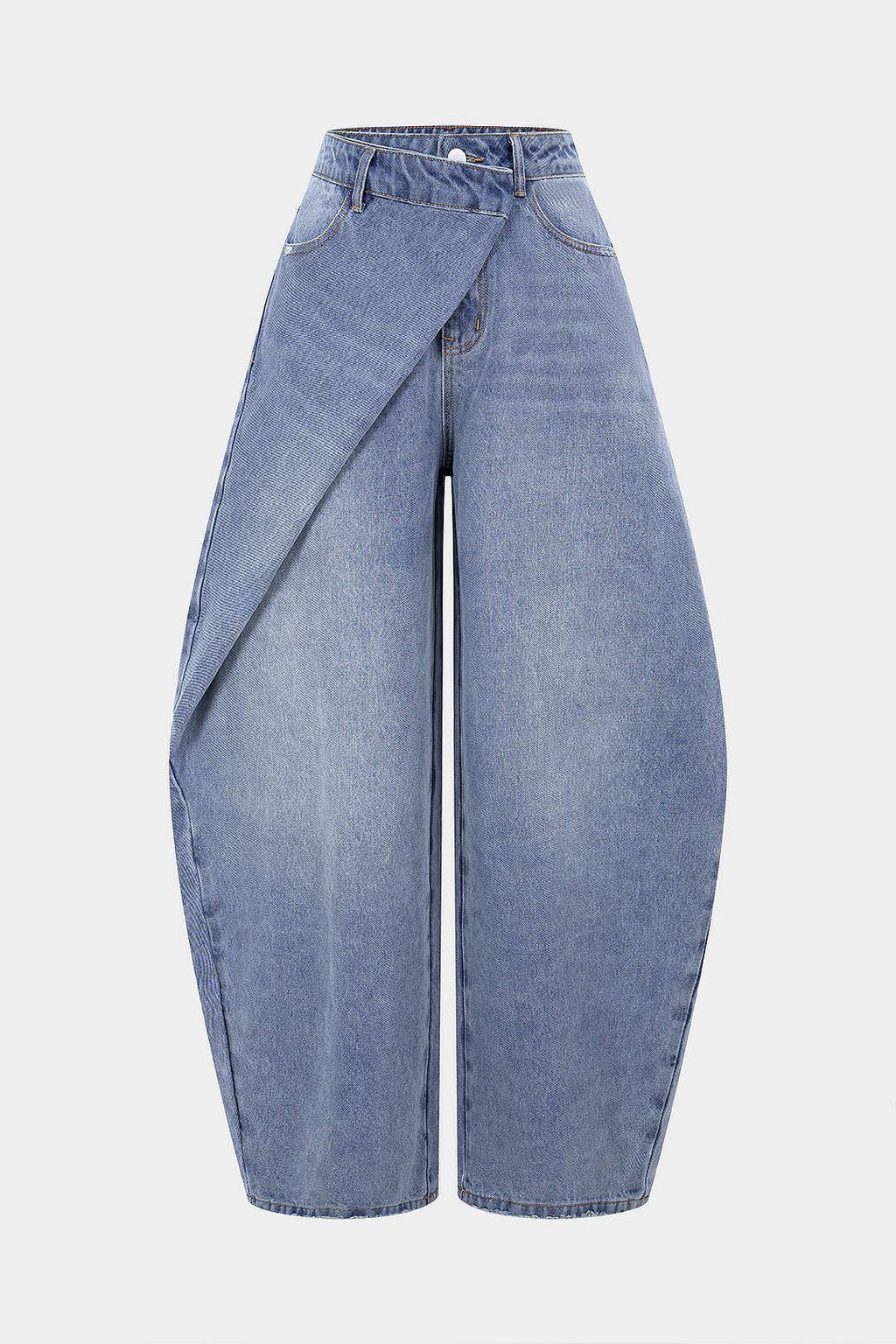 Willa London™ | Asymmetrical Luxe Denim Jeans