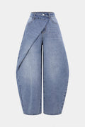 Willa London™ | Asymmetrical Luxe Denim Jeans
