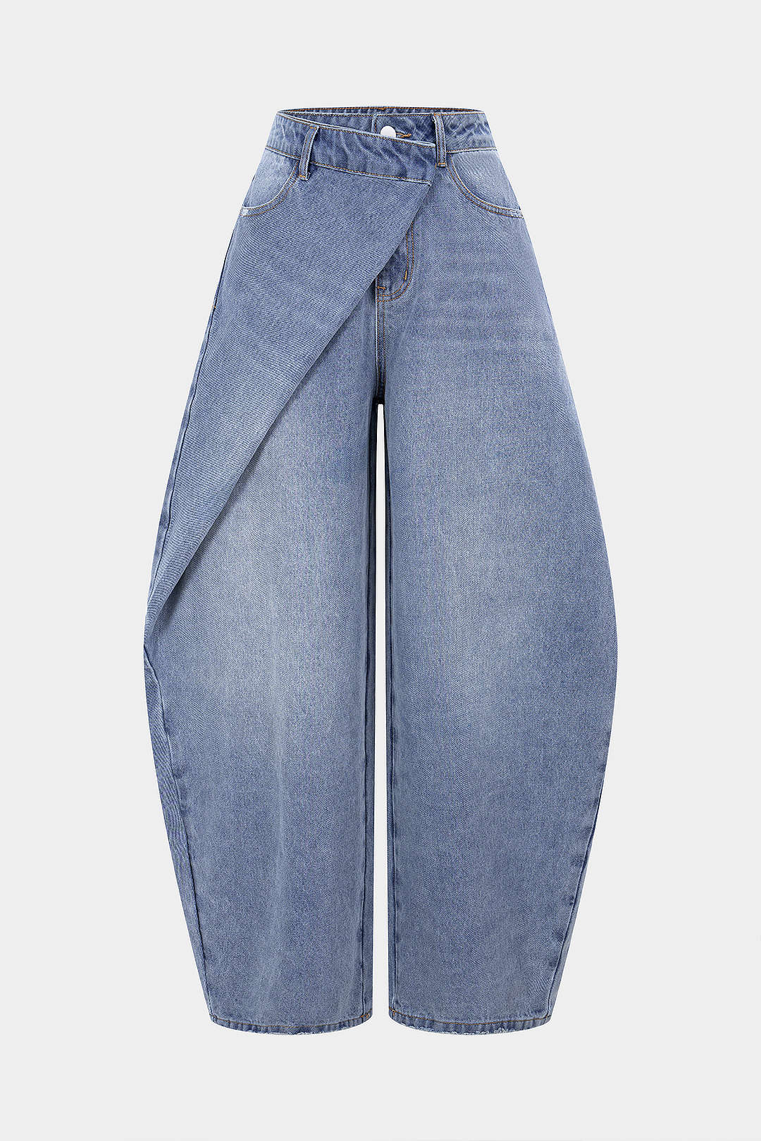 Willa London™ | Asymmetrical Luxe Denim Jeans
