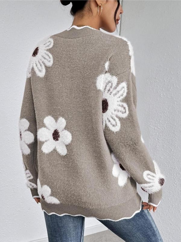 Willa London™ | Odette Floral Elegance Sweater