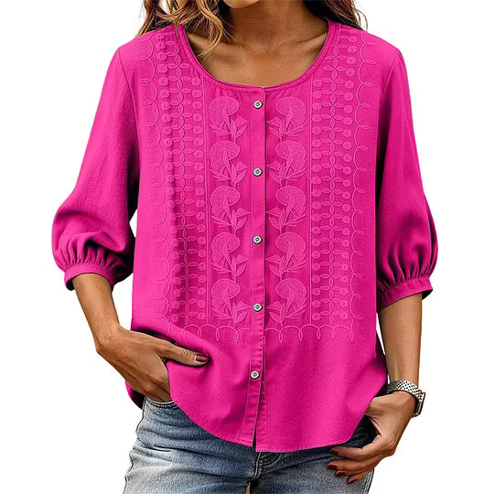 Willa London™ | Artisan Floral Blouse