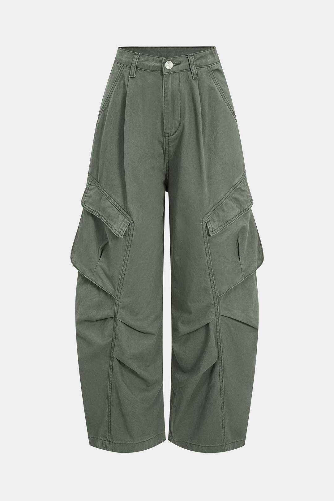 Willa London™ | Luxe Ruched Denim Trousers