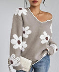 Willa London™ | Odette Floral Elegance Sweater