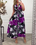 Willa London™ | Floral Elegance Maxi Dress