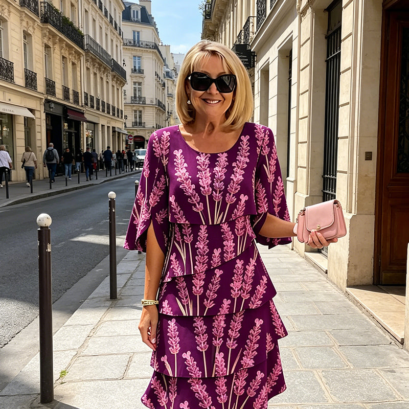 Willa London™ | Lavender Breeze Midi Dress