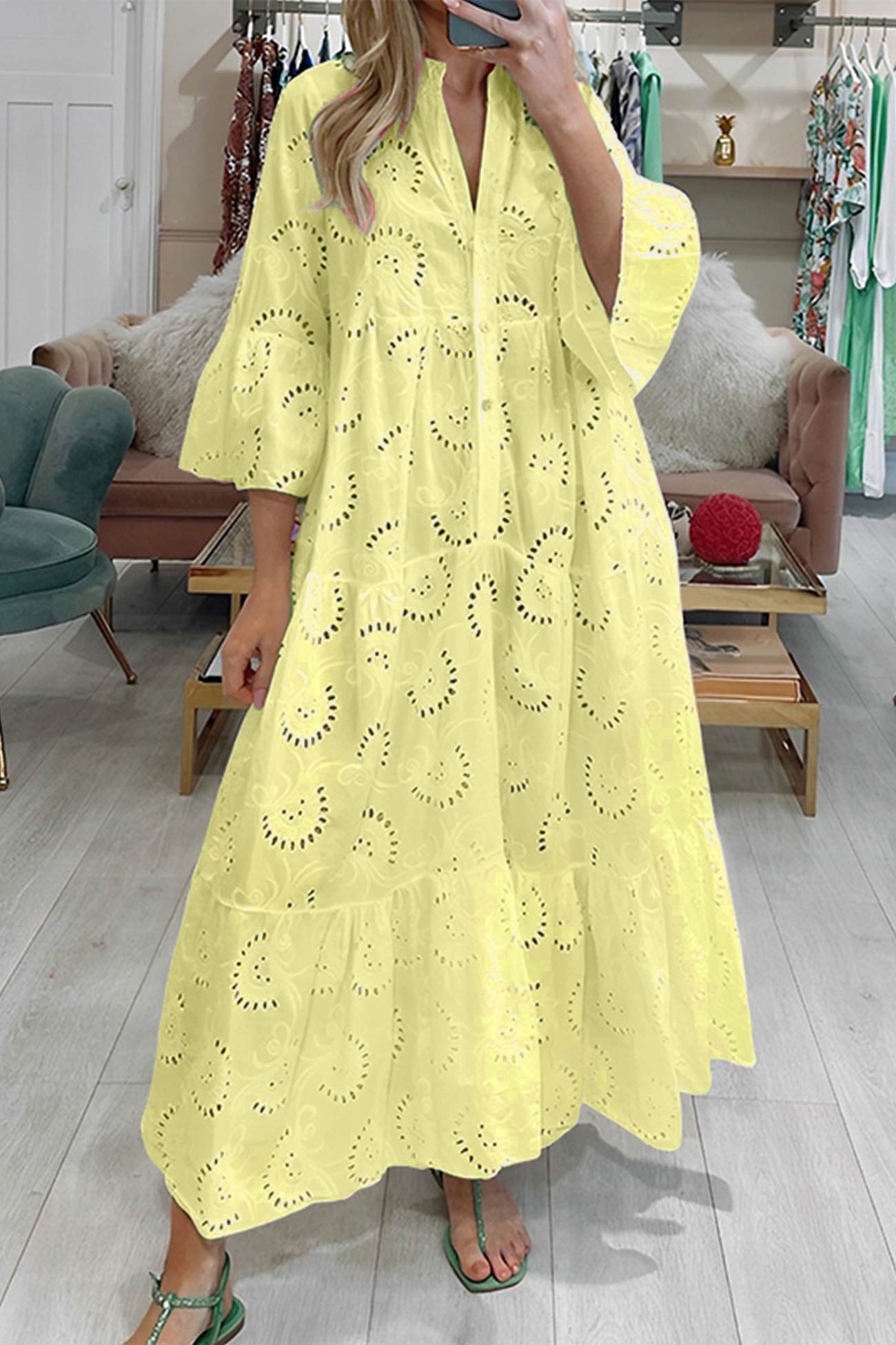 Willa London™ | Serene Embroidery Dress