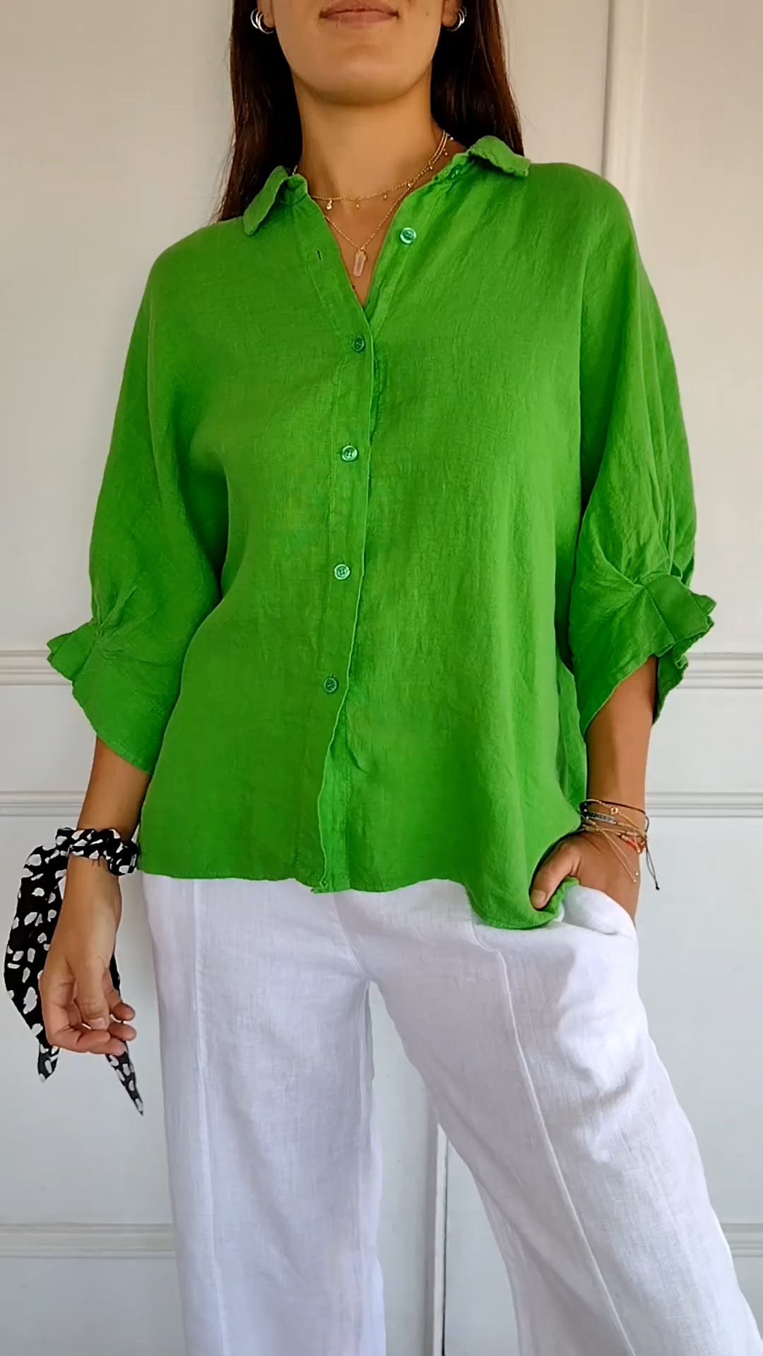 Willa London™ | Delphira Back-Tie Shirt