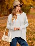 Willa London™ | Asymmetric Comfort Knit Sweater