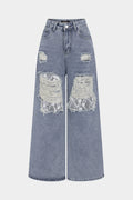 Willa London™ | Lace & Denim Elegance Jeans