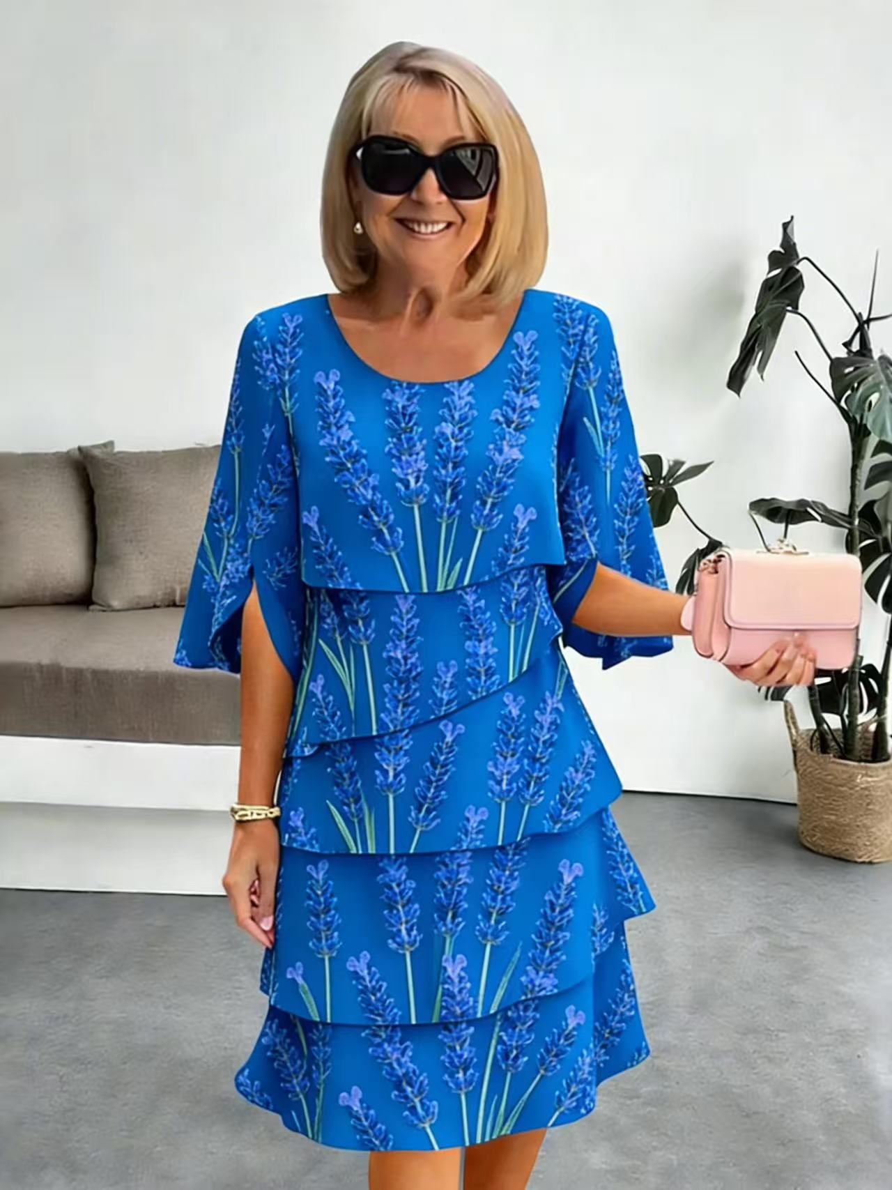 Willa London™ | Lavender Breeze Midi Dress