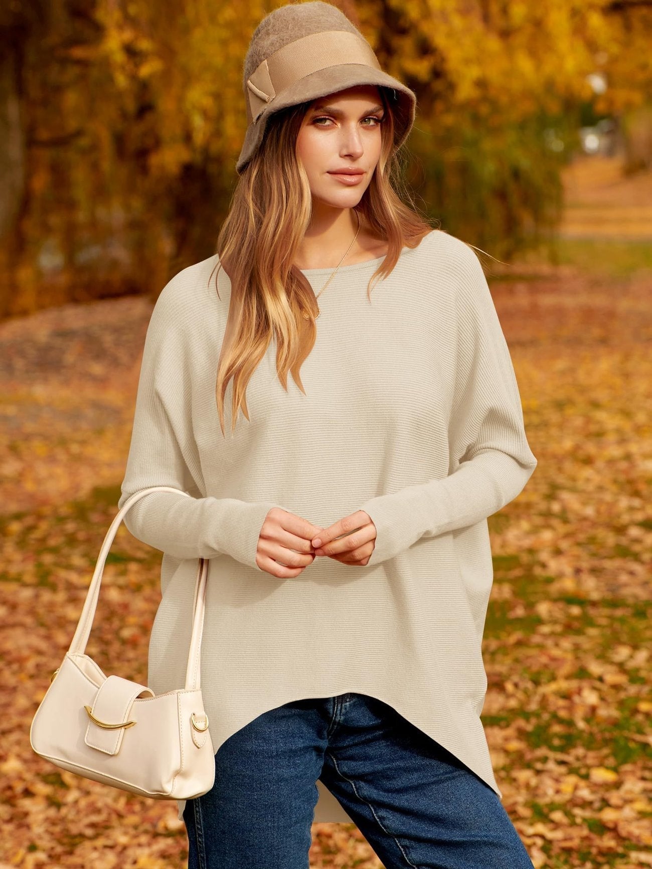 Willa London™ | Asymmetric Comfort Knit Sweater