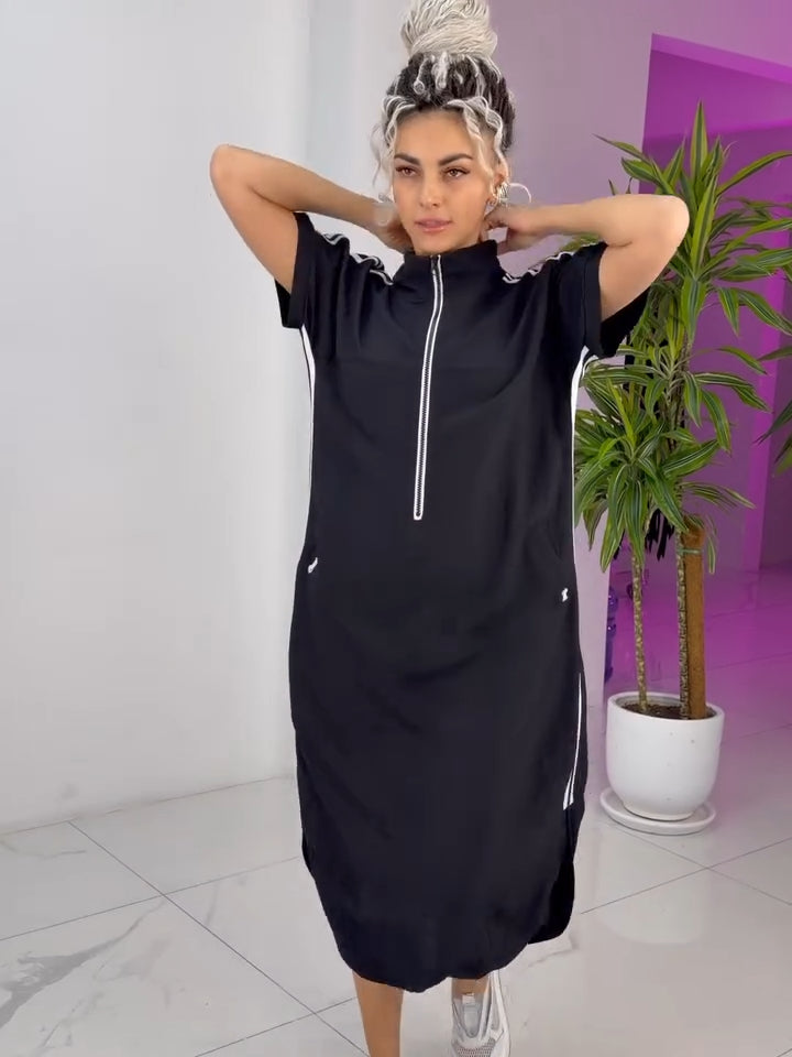 Willa London™ | Luxe Sport Chic Maxi Dress