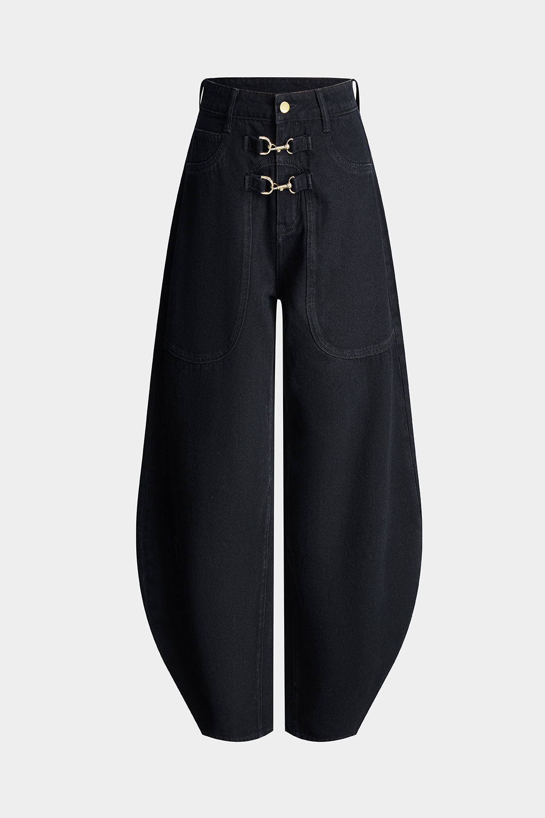 Willa London™ | Luxe Barrel Denim Trousers