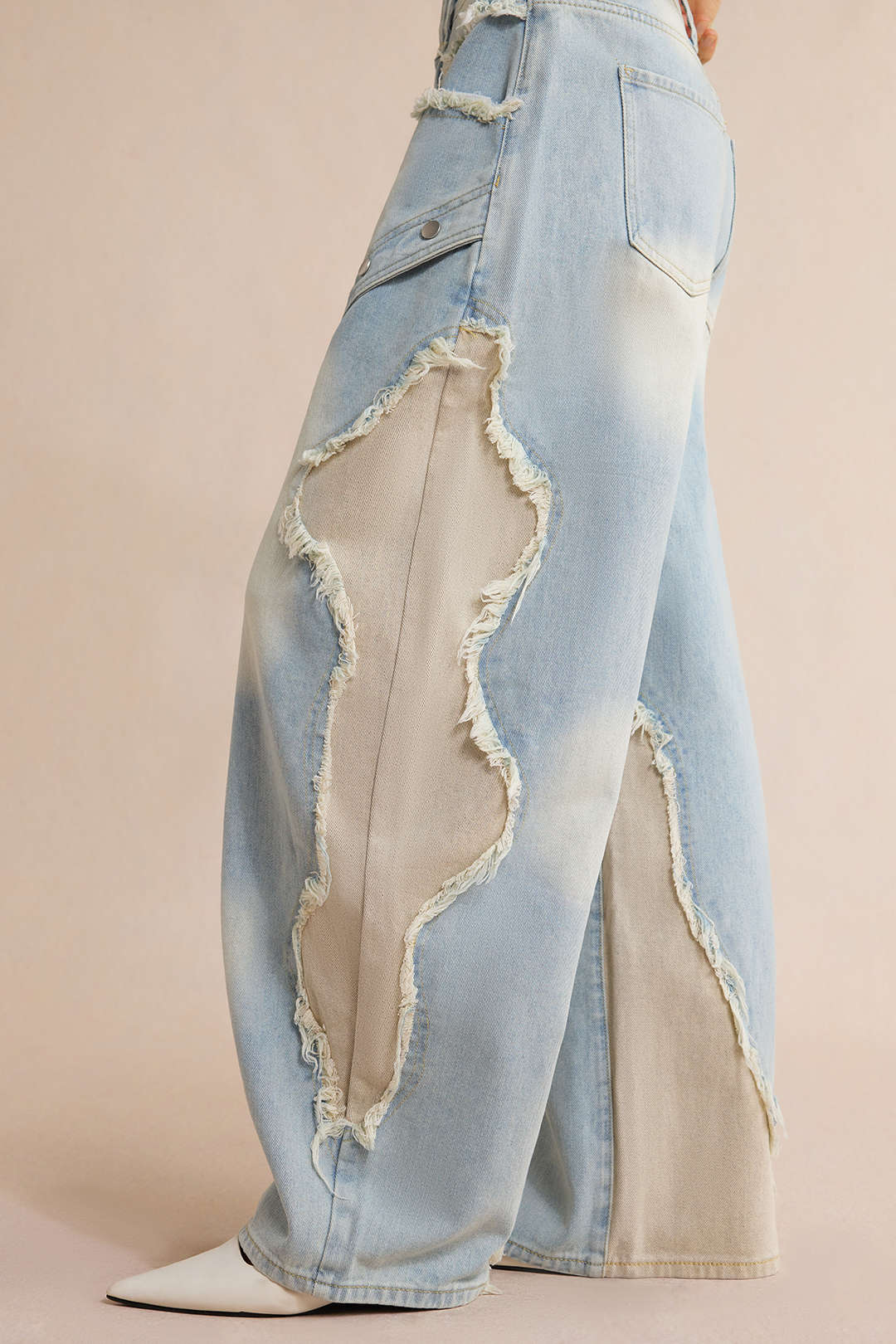 Willa London™ | Artisan Patchwork Denim Jeans