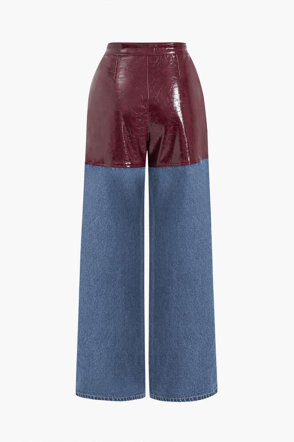 Willa London™ | Luxe Leatherette Straight Jeans