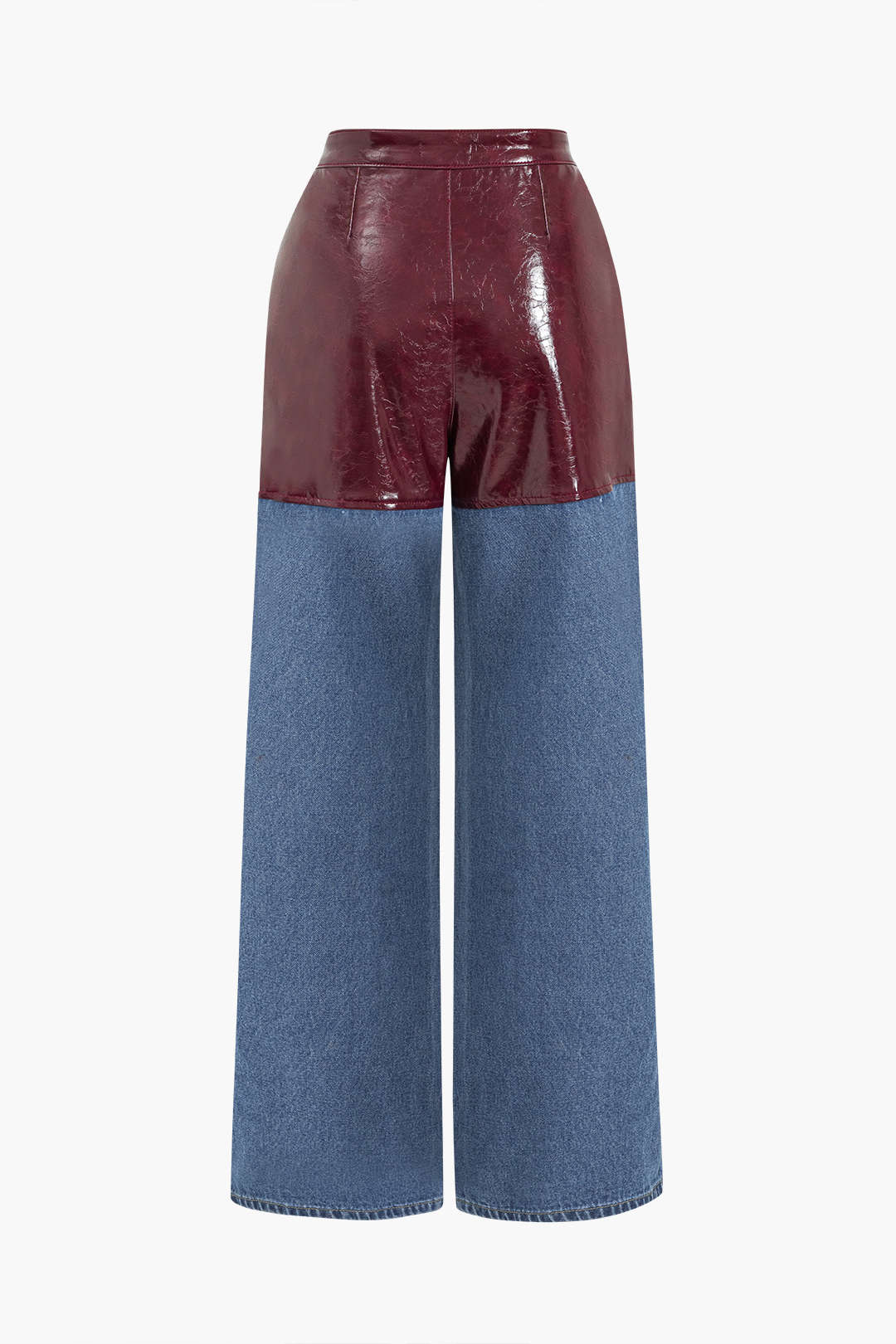 Willa London™ | Luxe Leatherette Straight Jeans