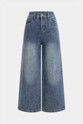 Willa London™ | Luxe Rhinestone Denim Trousers