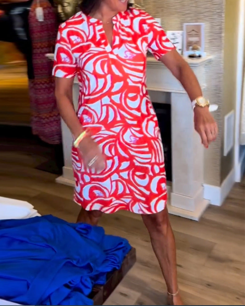 Willa London™ | Mira V-Neck A-Line Dress
