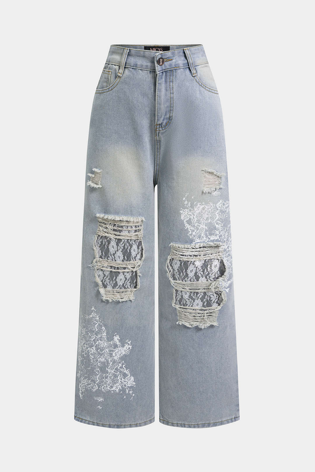 Willa London™ | Lace & Denim Elegance Jeans