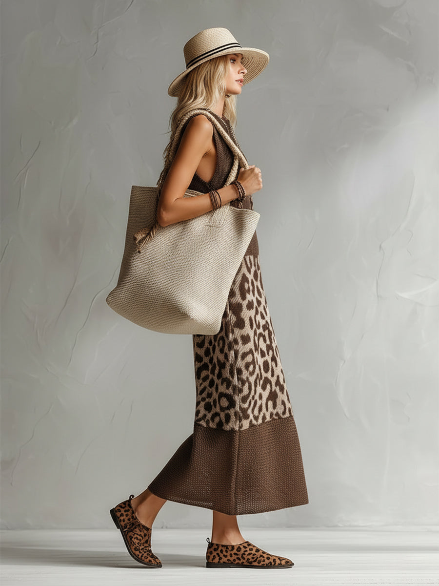 Willa London™ | Serene Leopard Maxi Dress