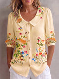 Willa London™ | Vintage Floral Elegance Shirt