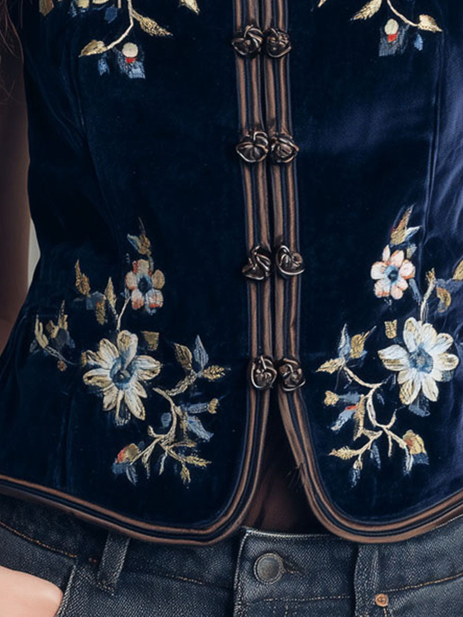 Willa London™ | Velvet Bohemian Elegance Vest