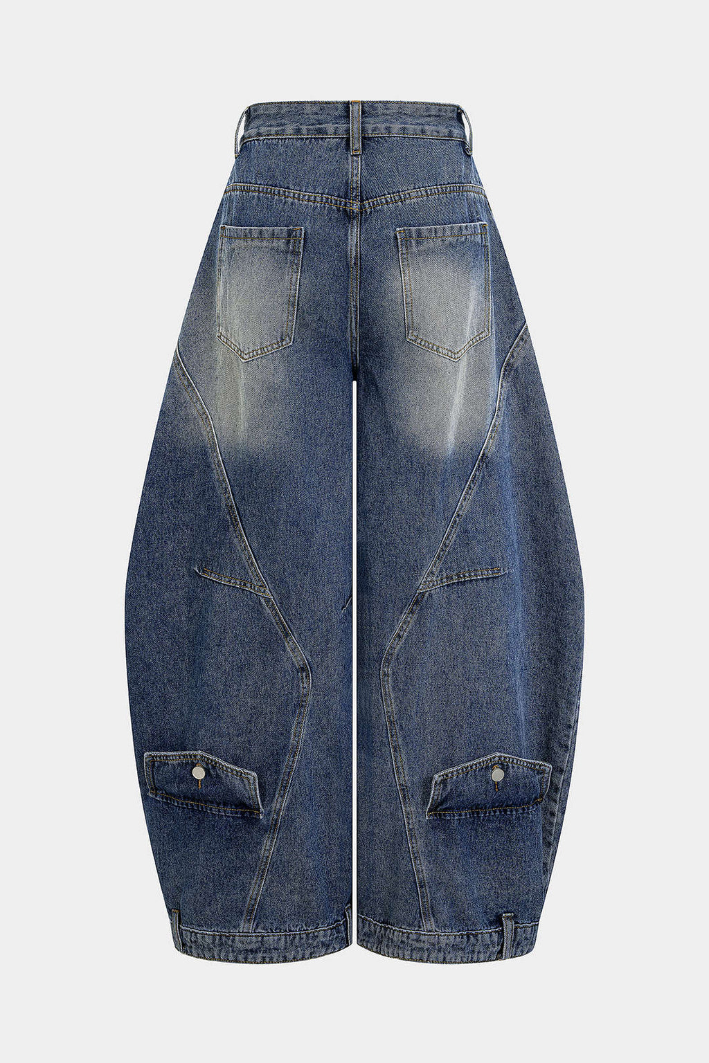 Willa London™ | Luxe Barrel Denim Trousers