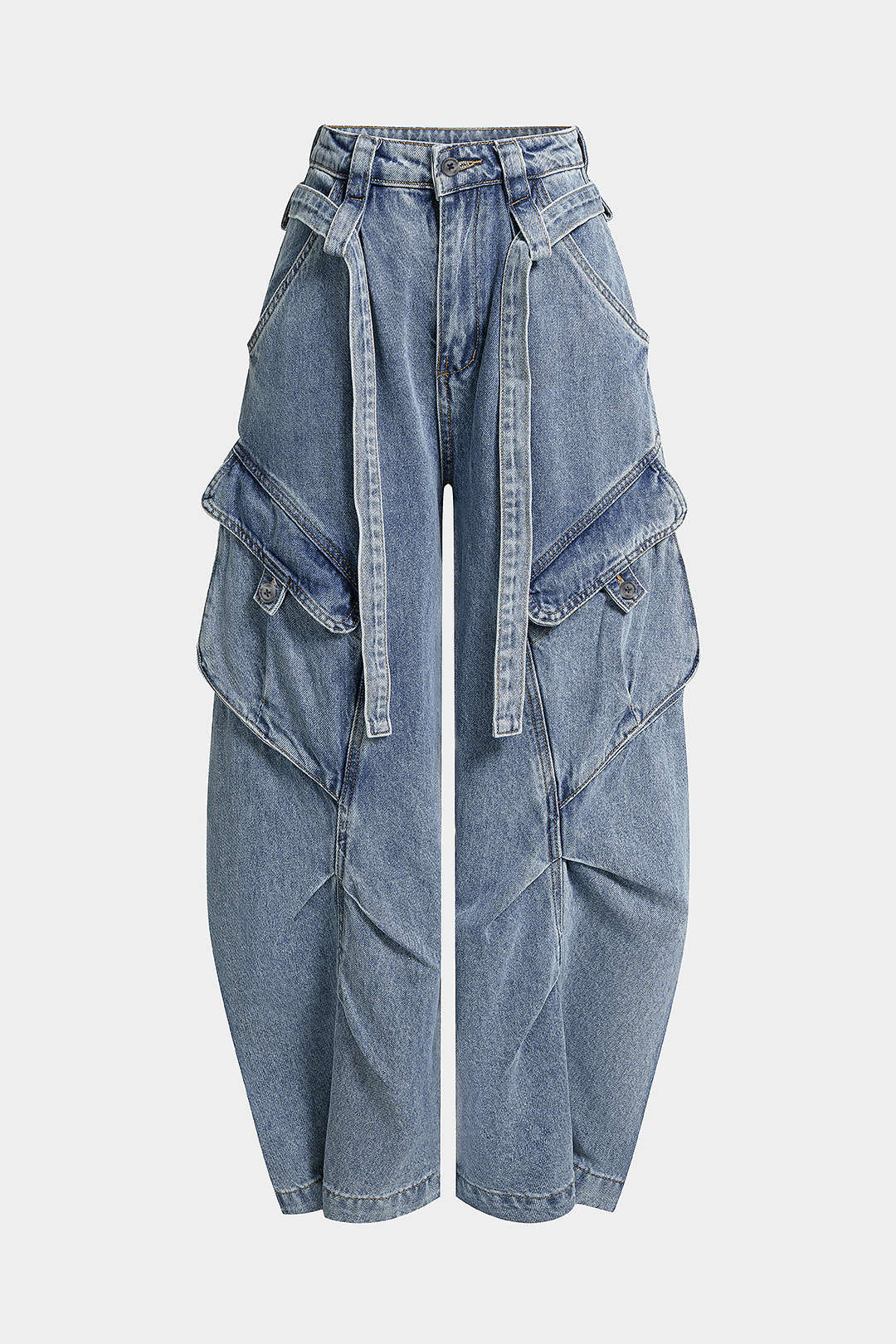 Willa London™ | Classic Denim Wide Leg Trousers