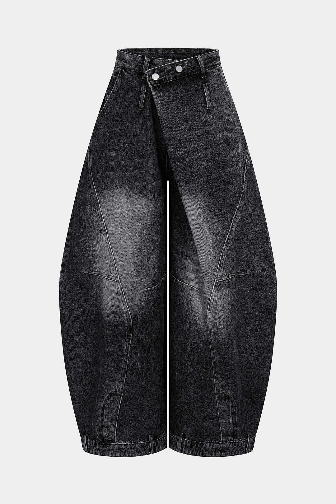 Willa London™ | Luxe Barrel Denim Trousers