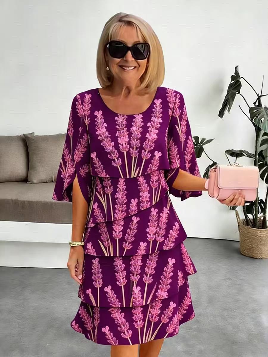 Willa London™ | Lavender Breeze Midi Dress