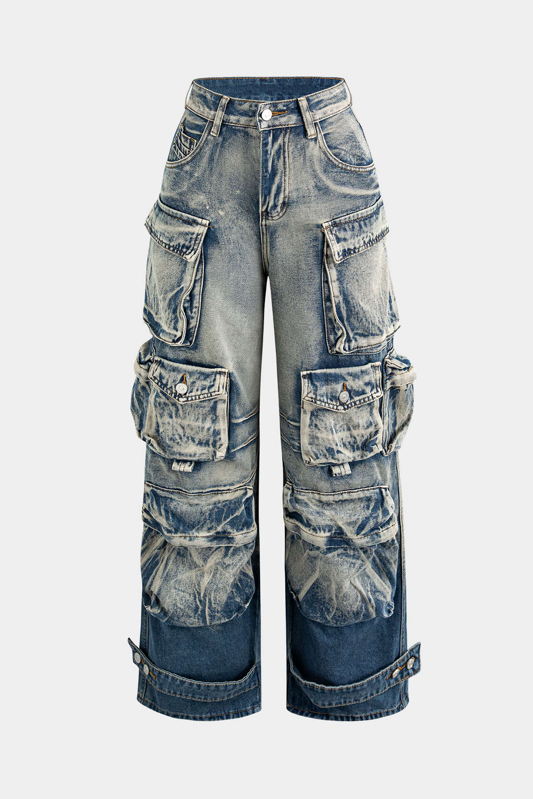 Willa London™ | Urban Elegance Cargo Jeans