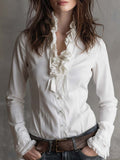 Willa London™ | Ruffle Elegance Blouse