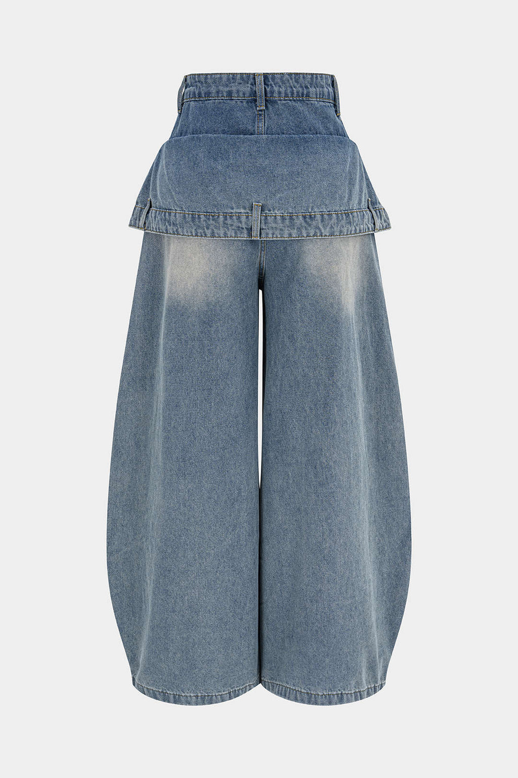 Willa London™ | Asymmetrical Luxe Denim Trousers