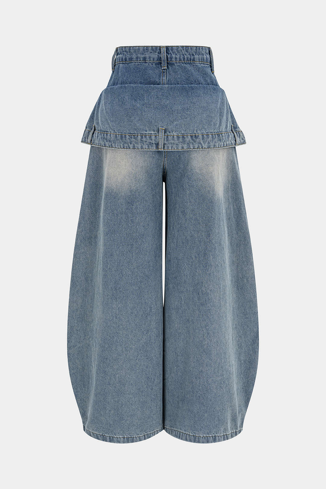 Willa London™ | Asymmetrical Luxe Denim Trousers