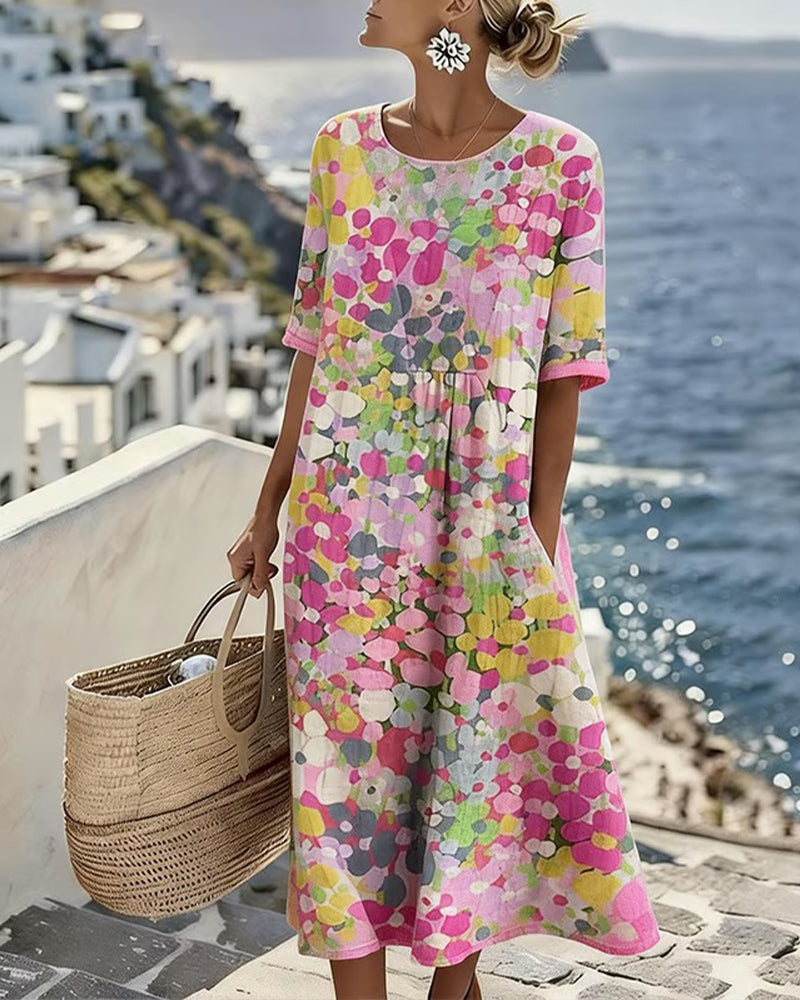 Willa London™ | Summer Blossom Midi Dress